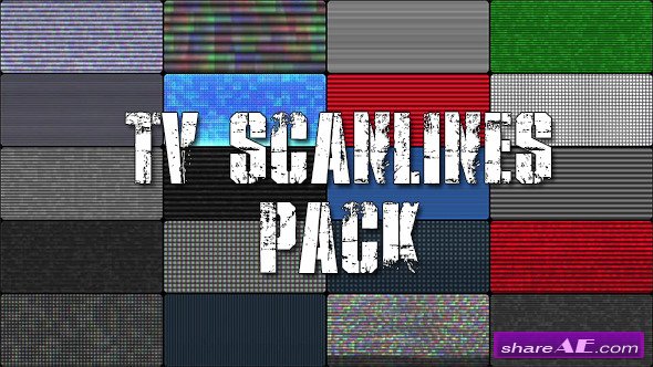 TV Scanlines with Distortion Overlays - Motion Graphics (Videohive)