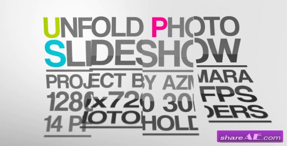 Unfold Photo Slideshow - Project for After Effects (Videohive)
