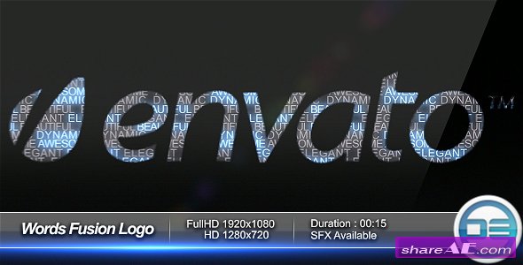 Words Fusion Logo - Project for After Effects (VideoHive)