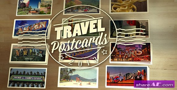 Travel Postcards - Project for After Effects (Videohive)