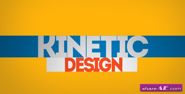 Kinetic Typo - After Effects Project (Videohive)