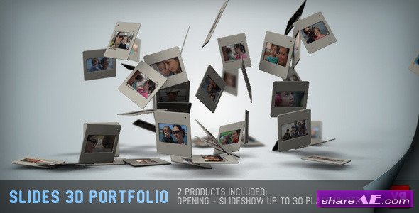 Slides 3D - Portfolio And Opening - Project for After Effects (Videohive)