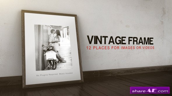 Vintage Frame Gallery - Project for After Effects (Videohive)