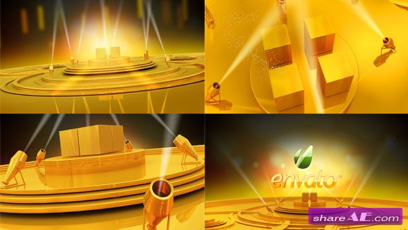 Gold stage - Project for After Effects (Videohive)