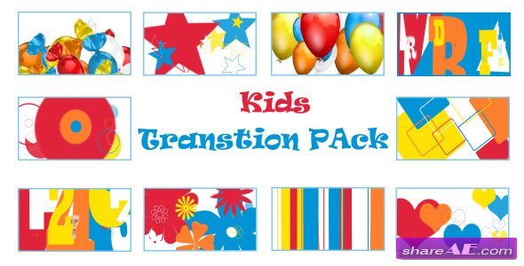 Motion Graphics - Kids Transition Pack (VideoHive)