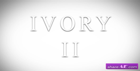 Ivory 2 - Project for After Effects (Videohive)