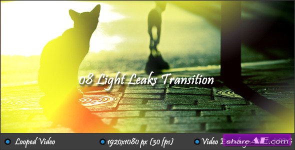 Motion Grafics - Light Leaks Transition (Videohive)