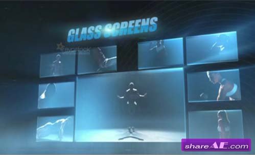 GlassScreens Pack - After Effects Project (Revostock)