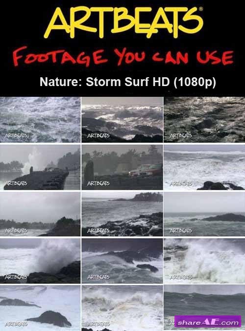 Artbeats - Nature: Storm Surf HD (1080p)