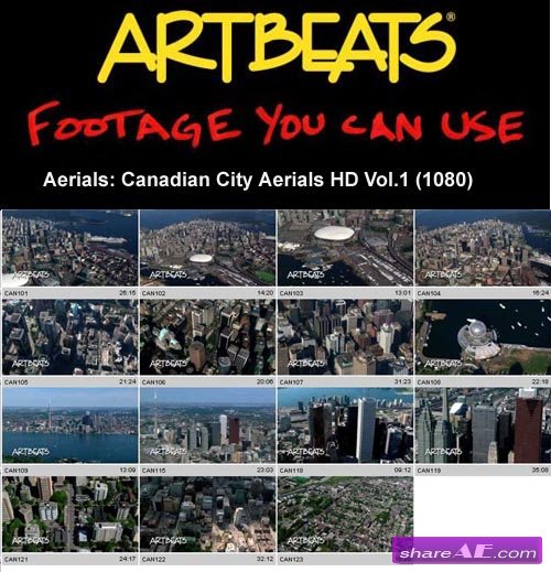 Artbeats - Aerials: Canadian City Aerials HD Vol.1 (1080)