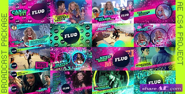 Fluo TV - Project For After Effects (Videohive)