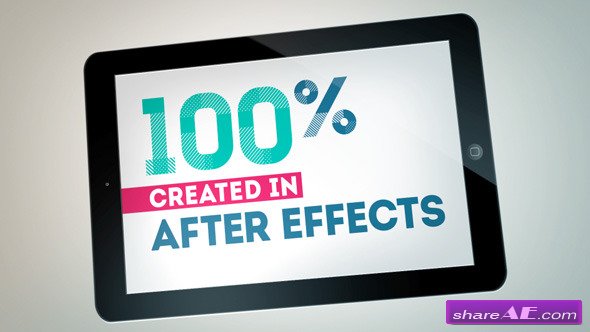 Simple Tablet - After Effects Project (Videohive)