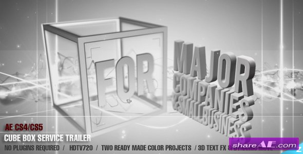 AE CS4 - Box Service Trailer - After Effects Project (Videohive)