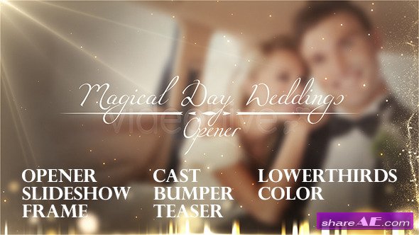 Magical Day Weddings Pack - After Effects Project (Videohive)