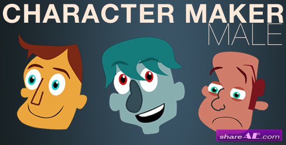 Character Maker - Male - After Effects Project (Videohive)