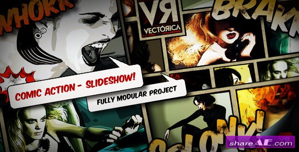 Comic Action - Slideshow - After Effects Project (Videohive)