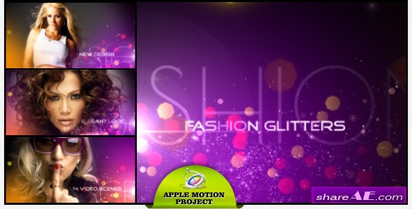 Fashion Glitters - Apple Motion Template (VideoHive)