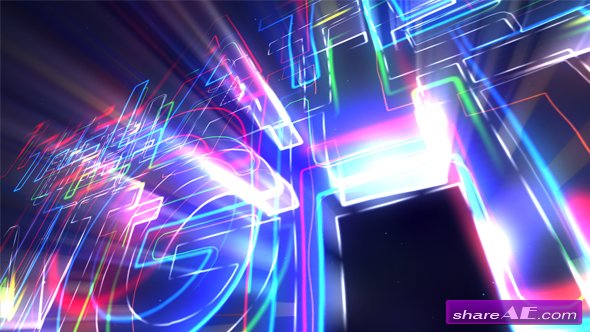Neon Opener - for Logos and Texts - After Effects Project (Videohive)