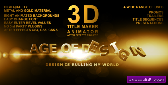 shareae-ae-project-free-download-print-version-3d-title-maker