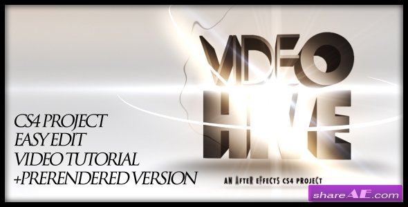 3D text opening -  After Effects Project (VideoHive)