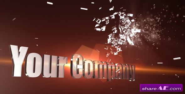 3D Shatter logo 155939 - After Effects Project (Videohive)