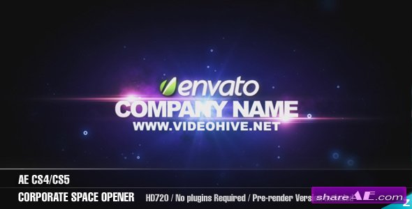AE Corporate Space Opener - After Effects Project (VideoHive)