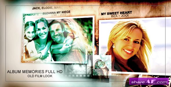 Album memories Old Film Look -  After Effects Project (VideoHive)