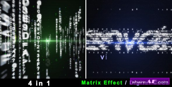 Particle Effect 4 (Digital Code and Matrix) - After Effects Project (Videohive)