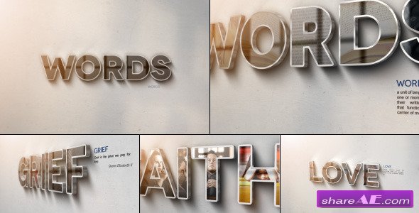 Words - After Effects Project (Videohive)