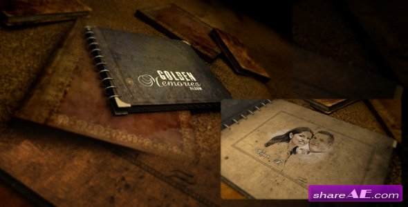 Golden Memories Album - After Effects Project (Videohive)