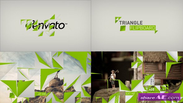 Triangle Flipboard - After Effects Project (Videohive)