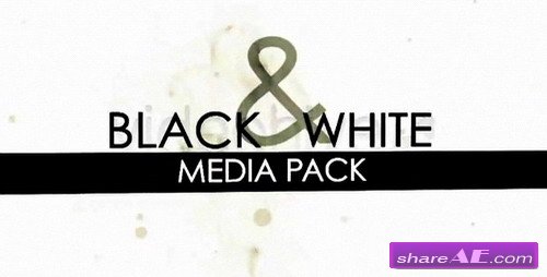 Black and White Media Pack - Project After Effects (VideoHive)