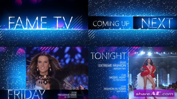 Glitz - Fashion TV Broadcast Design - After Effects Project (Videohive)