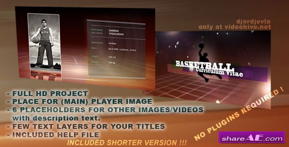 SPORT VIDEO CV -  After Effects Project (Videohive)