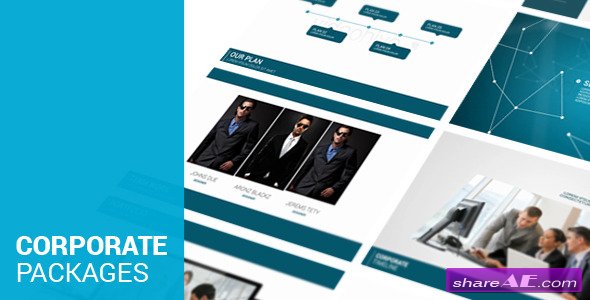 square corporate video package videohive free download after effects template