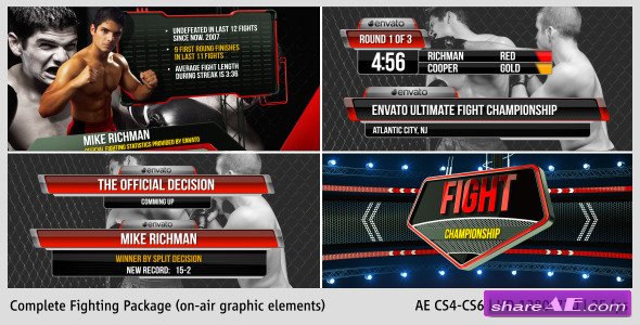 Fighting Complete On-Air Package - After Effects Project (Videohive)