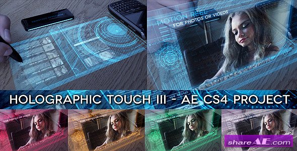 Holographic Touch III - After Effects Project (Videohive)
