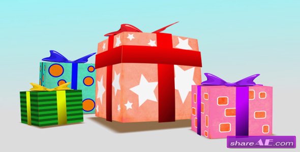 Present Box Birthday - After Effects Project (Videohive)
