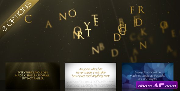 Wind Swept Text - After Effects Project (Videohive)