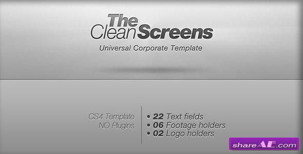 Clean Screens - After Effects Project (Videohive)