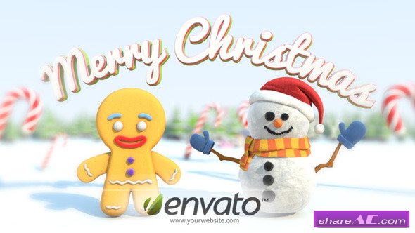 A Very Very Merry Christmas Card - After Effects Project (Videohive)