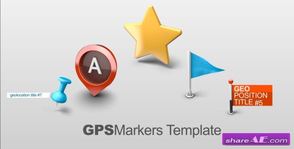 Map Markers - After Effect Project (Videohive)