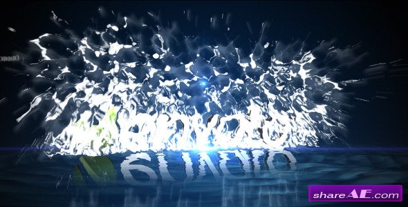 Water Splash Logo Intro - After Effects Project (Videohive)