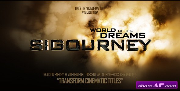 Transform Cinematic Titles - After Effects Project (Videohive)