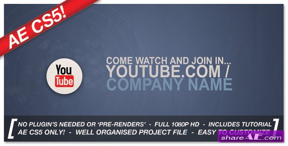 Corporate Social Network Ident - After Effects Project (VideoHive)