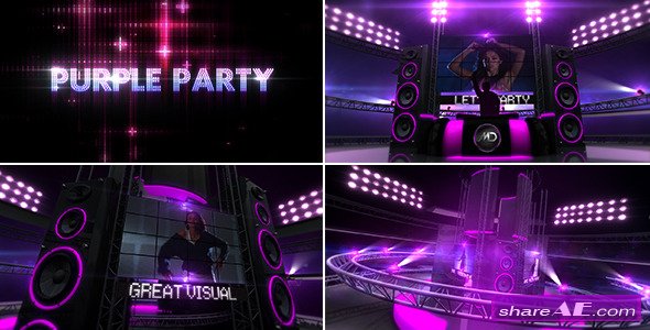 Purple Party - After Effects Project (Videohive)
