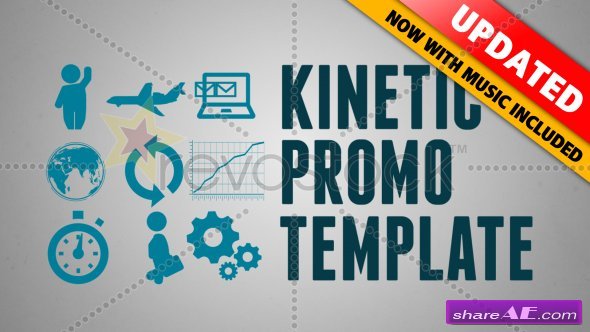 KINETIC PROMO - After Effects Project (Revostock)