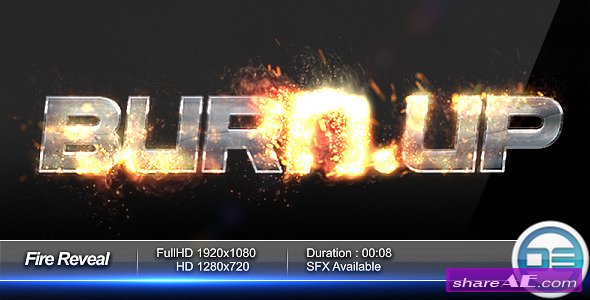 Fire Reveal - After Effects Project (Videohive)