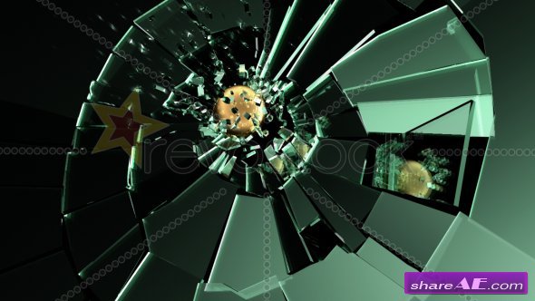 Glass Shatter - After Effects Project (Revostock)