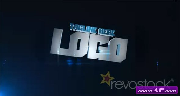 Audio Extruded Logo - After Effects Project (Revostock)